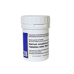 Schüßler Salz Adler Pharma Nr. 28: Natrium vanadinicum D12 (Salz für den Blutzucker) - 100 g