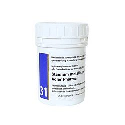 Schüßler Salz Adler Pharma Nr. 31: Stannum metallicum D12 (Salz für eine gesunde Blase) - 100 g