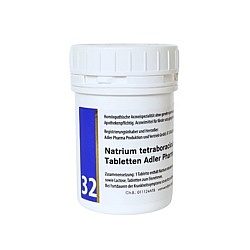 Schüßler Salz Adler Pharma Nr. 32: Natrium tetraboracicum D12 (Salz für einen guten Knochenstoffwechsel) - 100g