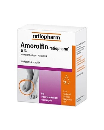 Amorolfin-ratiopharm 5 % wirkstoffhaltiger Nagellack - 3 ml