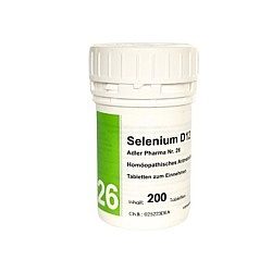 Schüßler Salz Adler Pharma Nr. 26 Selenium D12 (Salz des stärkenden Stoffwechsels) - 200 Stück