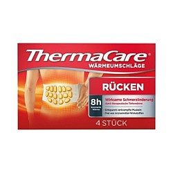 Thermacare Rückenumschläge S-XL zur Schmerzlinderung - 4 Stück