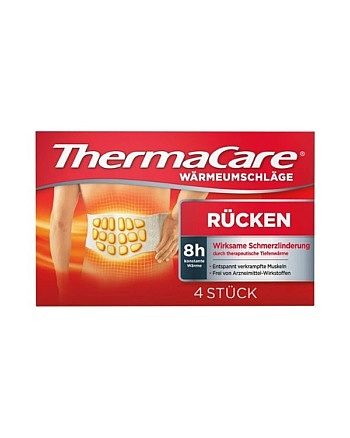 Thermacare Rückenumschläge S-XL zur Schmerzlinderung - 4 Stück